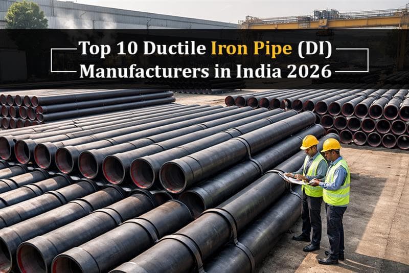 Top 10 Ductile Iron Pipe (DI) Manufacturers in India 2026: Weight Chart, Use Cases, Prices, and Features