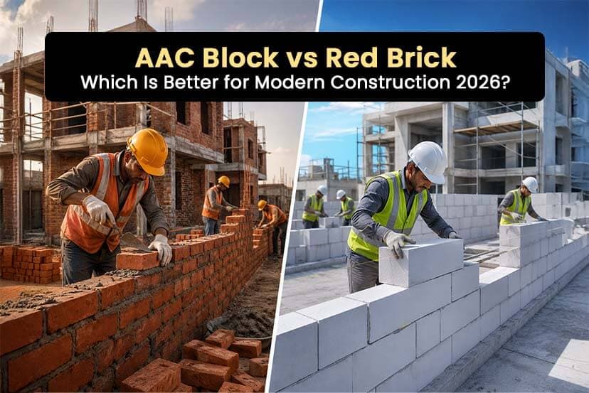 AAC Block vs Red Brick: Which Is Better for Modern Construction 2026?