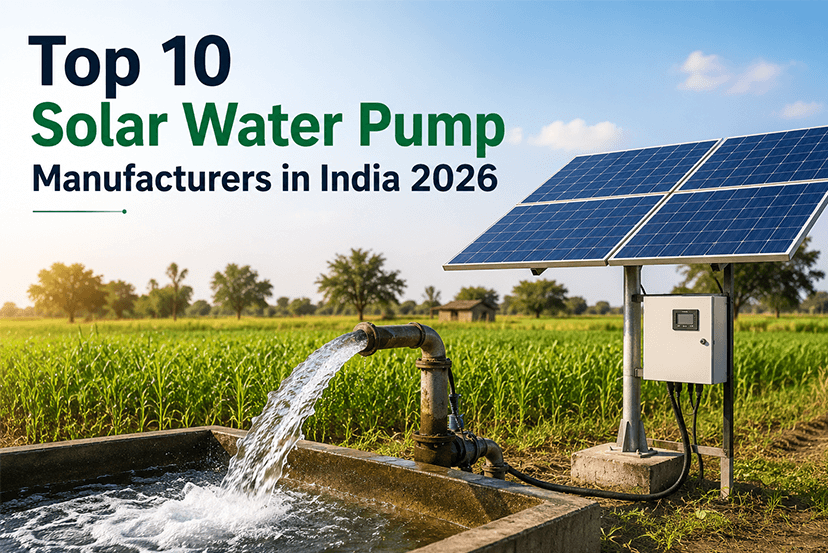 Top 10 Solar Water Pump Manufacturers in India 2026: Price, Power and Use Cases