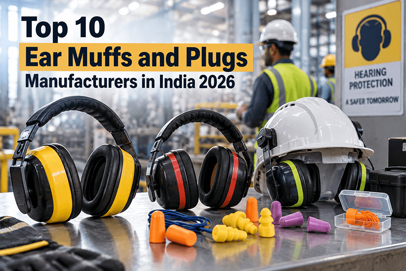 Top 10 Ear Muffs and Plugs Manufacturers in India 2026: Prices, Features and Use Cases