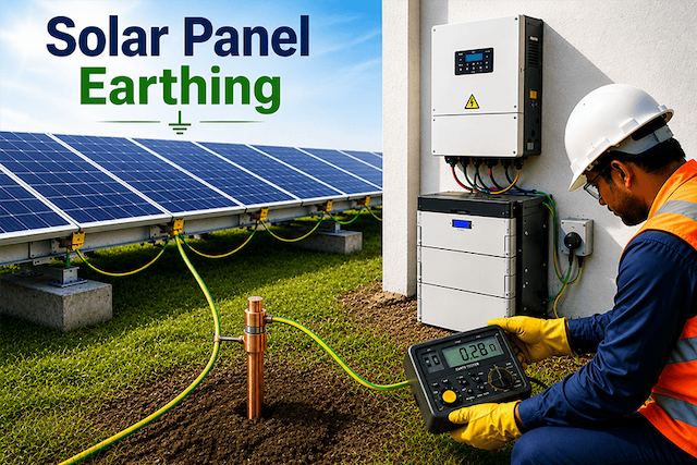 Solar Panel Earthing: Types, Importance, Installation, Cost &amp; Safety Guide