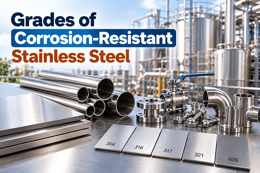 Grades of Corrosion-Resistant Stainless Steel: A Quick Guide 2026