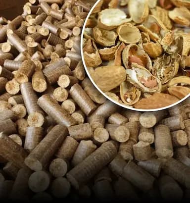 Groundnut Shell Briquettes