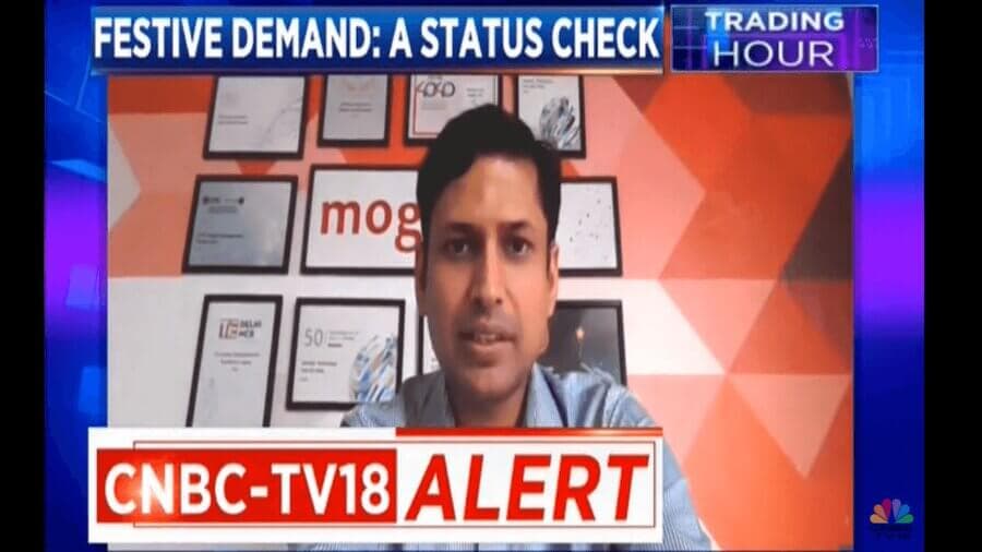 Moglix Founder Shares Insights with CNBC TV-18 on B2B Portals During Festive Demand