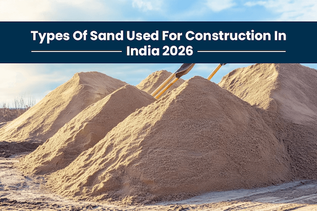 Types Of Sand Used For Construction In India 2026: Use Cases, Prices, and Comparison