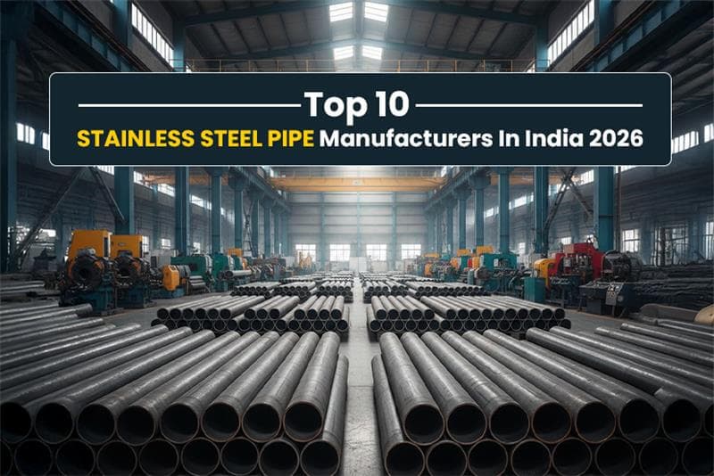 Top 10 Stainless Steel Pipe Manufacturers in India 2026: SS Pipes Price, Weight Chart, And Grades