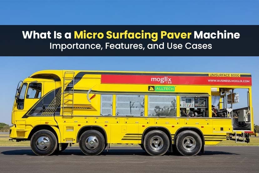 What Is a Micro Surfacing Paver Machine: Importance, Features, and Use Cases