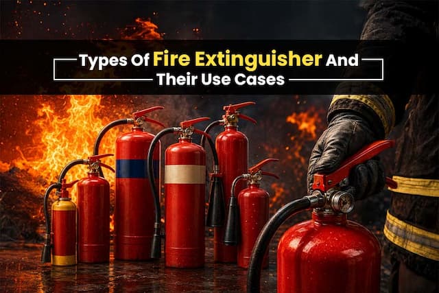 Types Of Fire Extinguishers and Their Use Cases