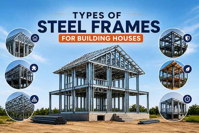 Types Of Steel Frames For Building Houses: A Complete Guide 2026