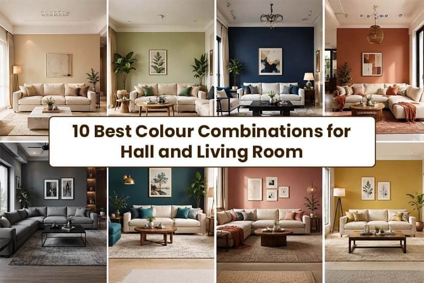10 Best Colour Combinations for Hall and Living Room