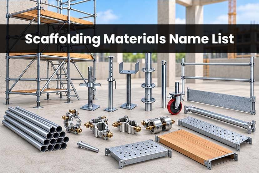 20 Important Scaffolding Materials Name List With Price And Features