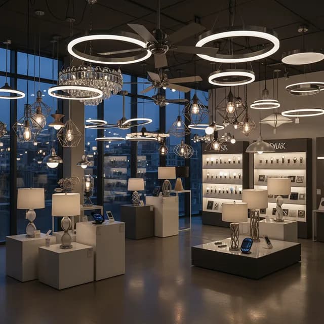 Light Fixtures, Fans And Accessories